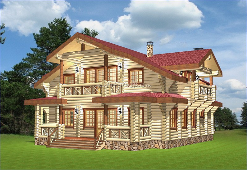 проект деревянного дома Боровик-236