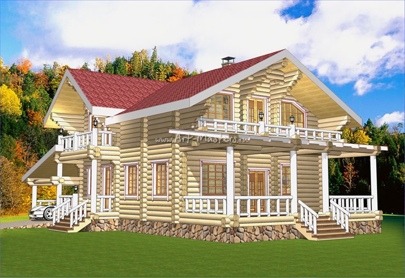 проект деревянного дома Аврора