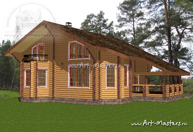 проект деревянного дома Северный