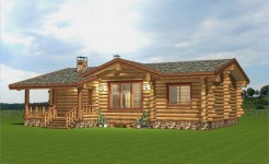 Проект деревянного дома Таежный-15
