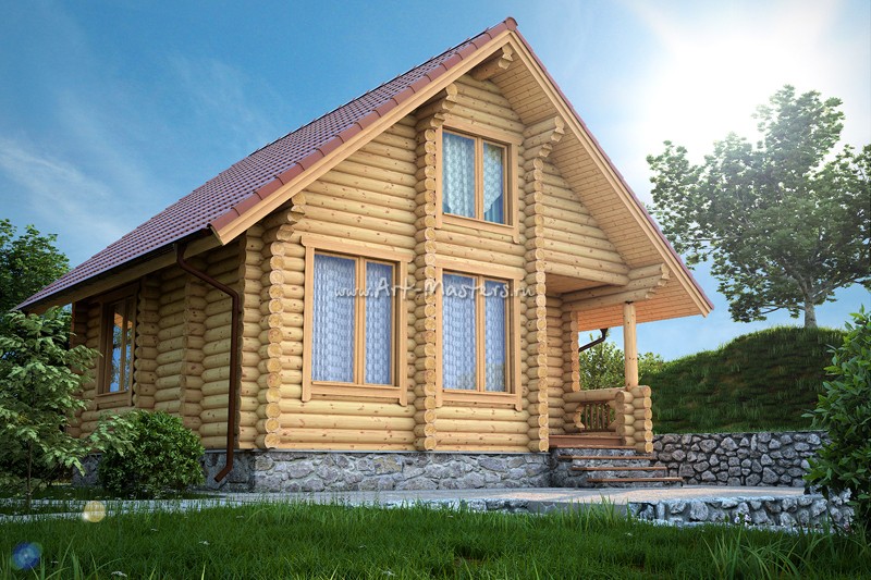 Проект деревянного дома Застава-21 в Обнинске